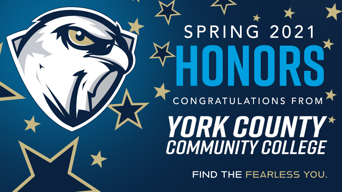 YCCC Announces Spring 2021 Honors