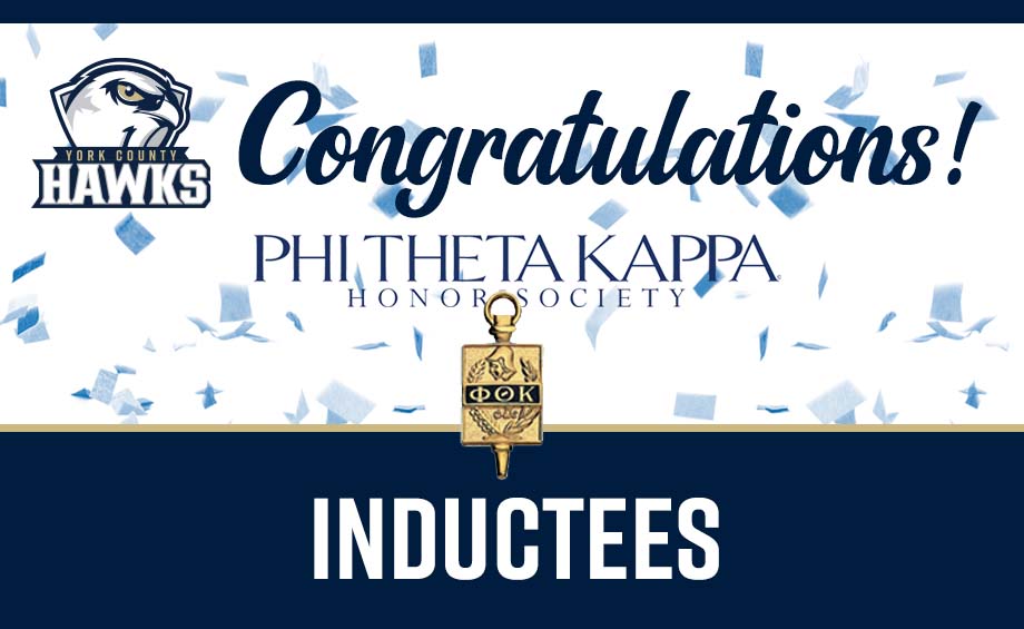 Congratulations to YCCC’s Newest Members of the Phi Theta Kappa Honor Society